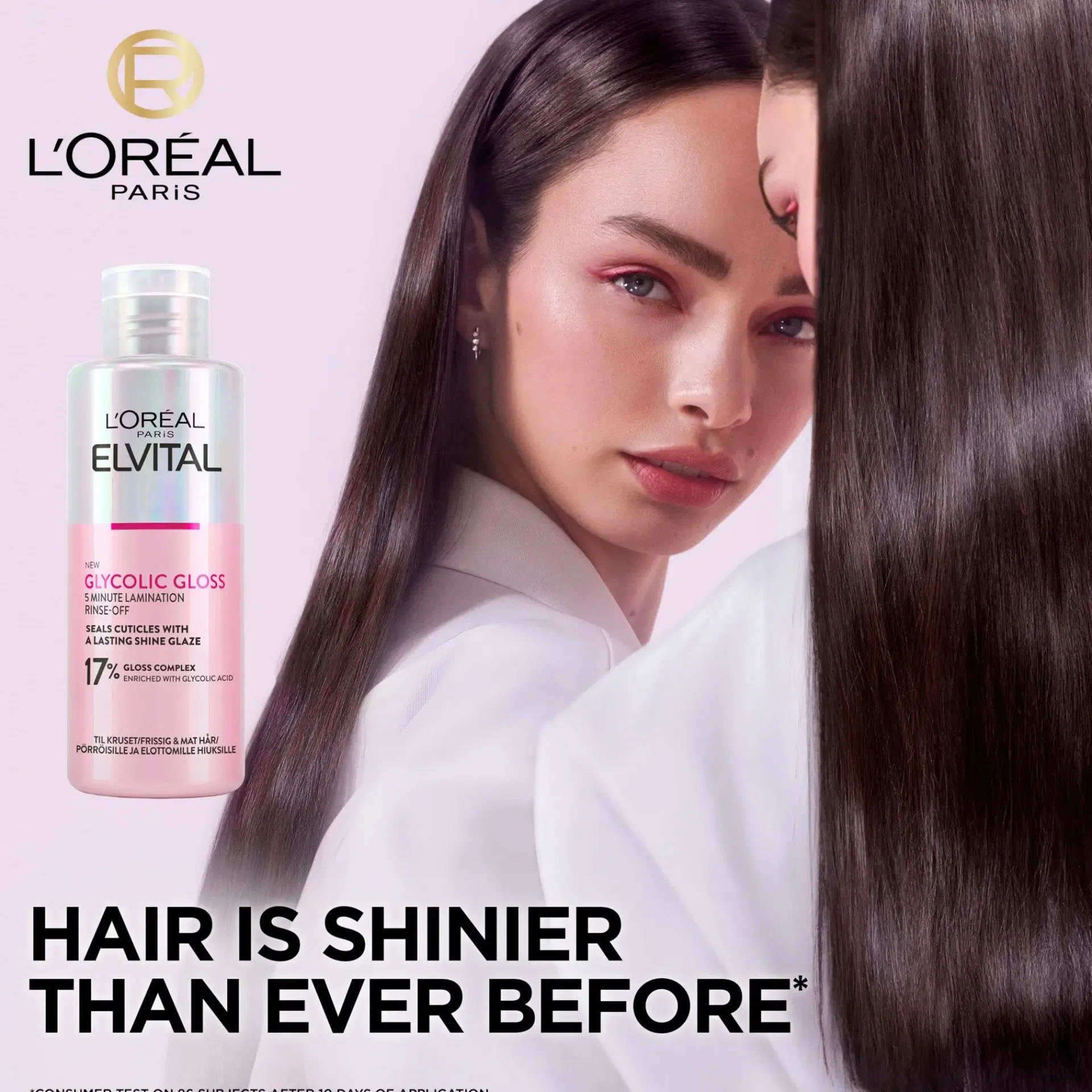 L'Oréal Paris Hiustenhoito<Elvital 200ml Glycolic Gloss huuhdeltava käsittely kiillottomille hiuksille 200ml