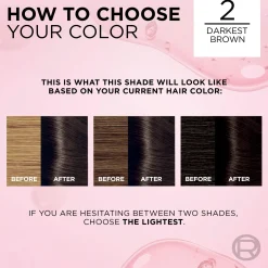 L'Oréal Paris Hiusvärit<Excellence Creme 2 Black Brown Mustanruskea kestoväri 1kpl