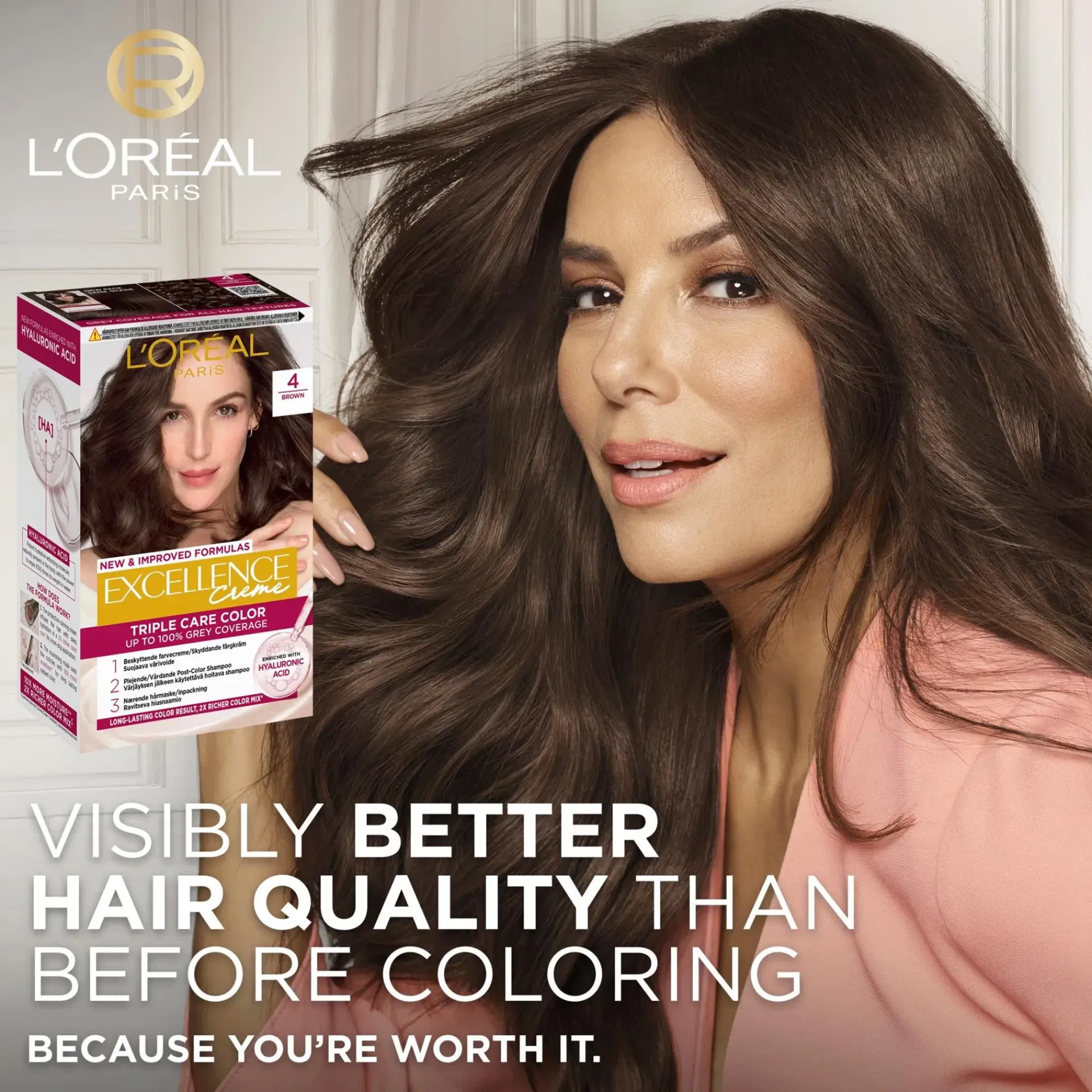 L'Oréal Paris Hiusvärit<Excellence Creme 7.31 Golden Beige Blonde Tummanvaalea kultatuhka kestoväri 1 kpl