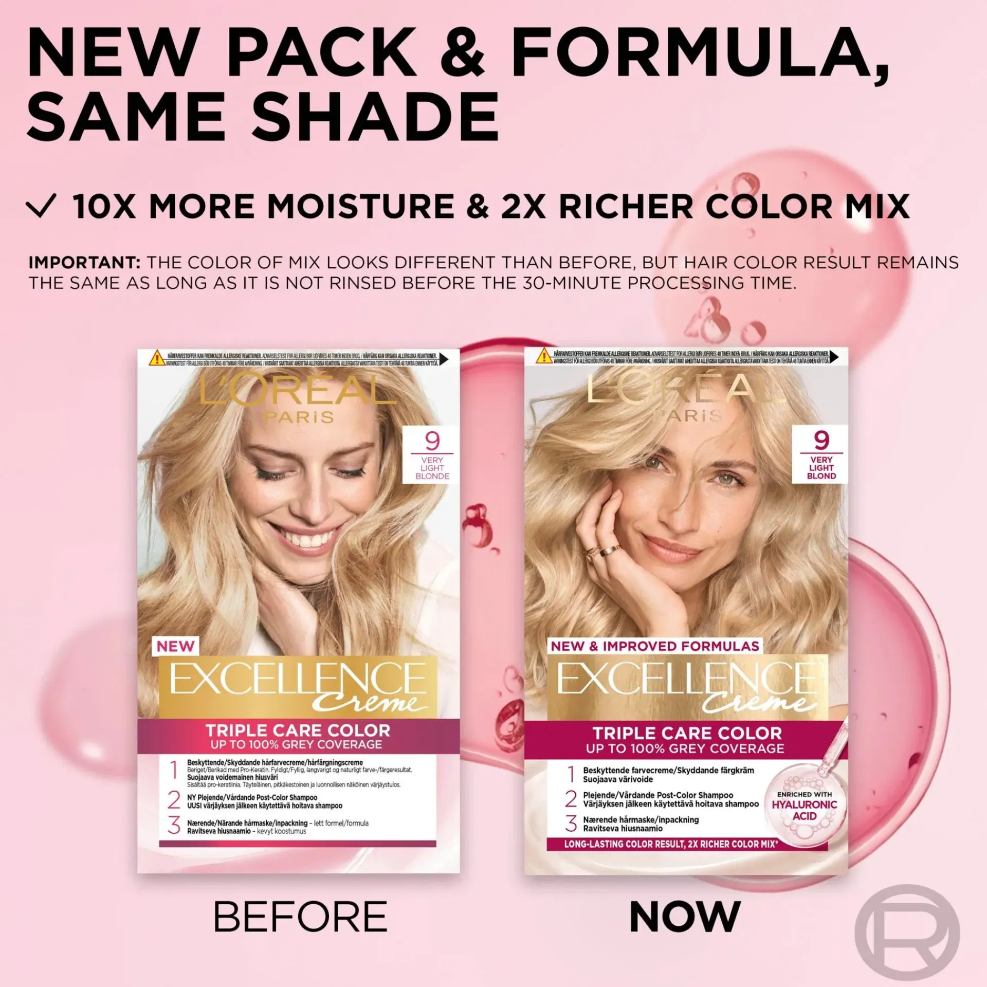 L'Oréal Paris Hiusvärit<Excellence Creme 9 Very Light Blonde Vaalea kestoväri 1kpl