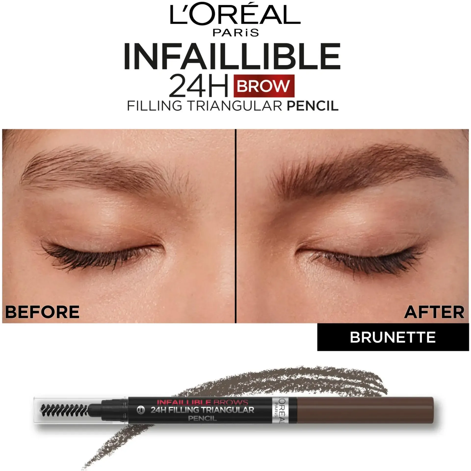 L'Oréal Paris Silmämeikit<Infaillible Brows 24H Filling Triangular Pencil kulmakynä 1ml