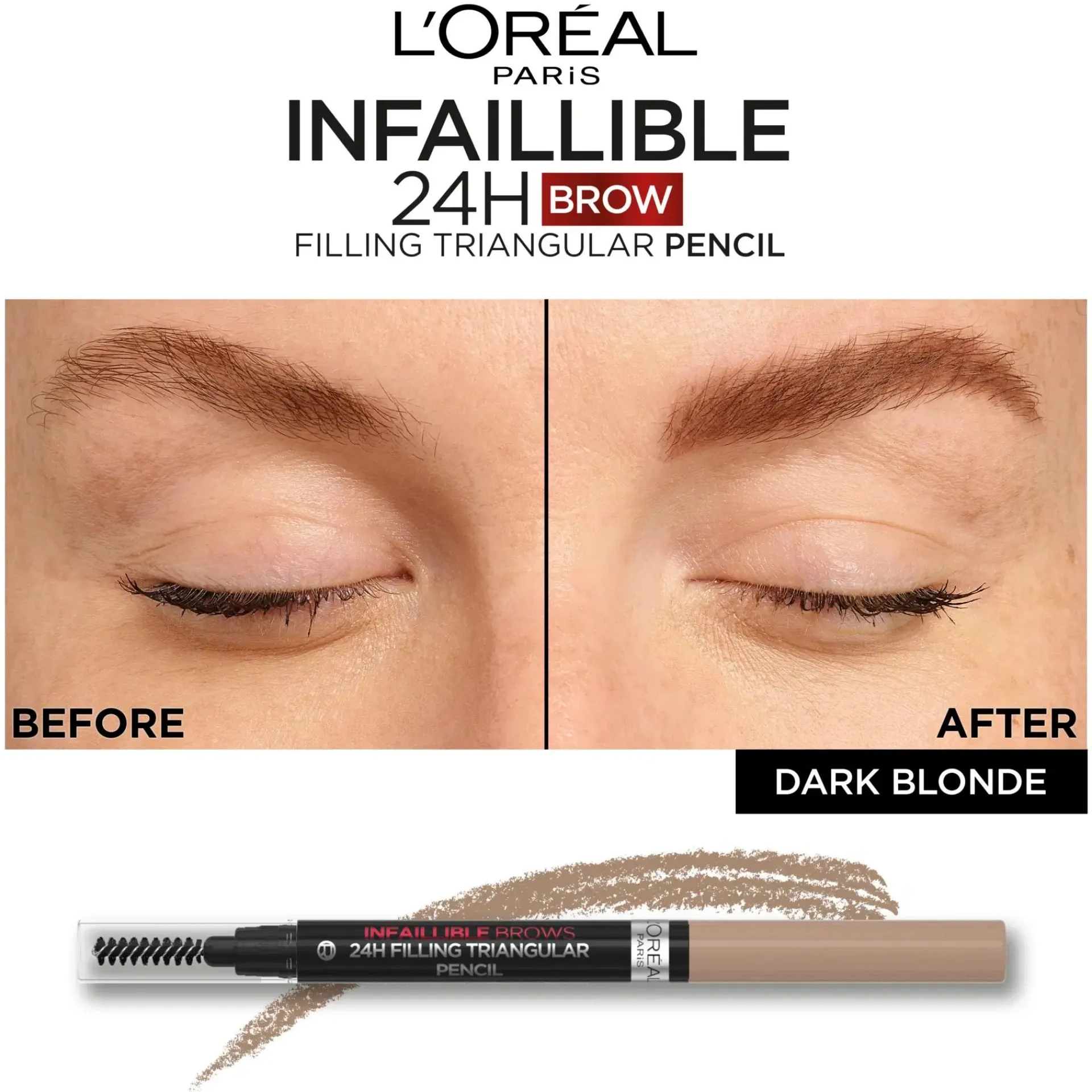 L'Oréal Paris Silmämeikit<Infaillible Brows 24H Filling Triangular Pencil kulmakynä 1ml