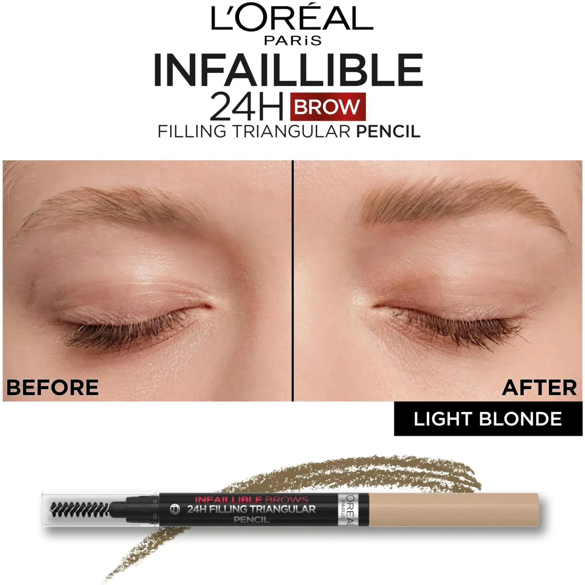 L'Oréal Paris Silmämeikit<Infaillible Brows 24H Filling Triangular Pencil kulmakynä 1ml
