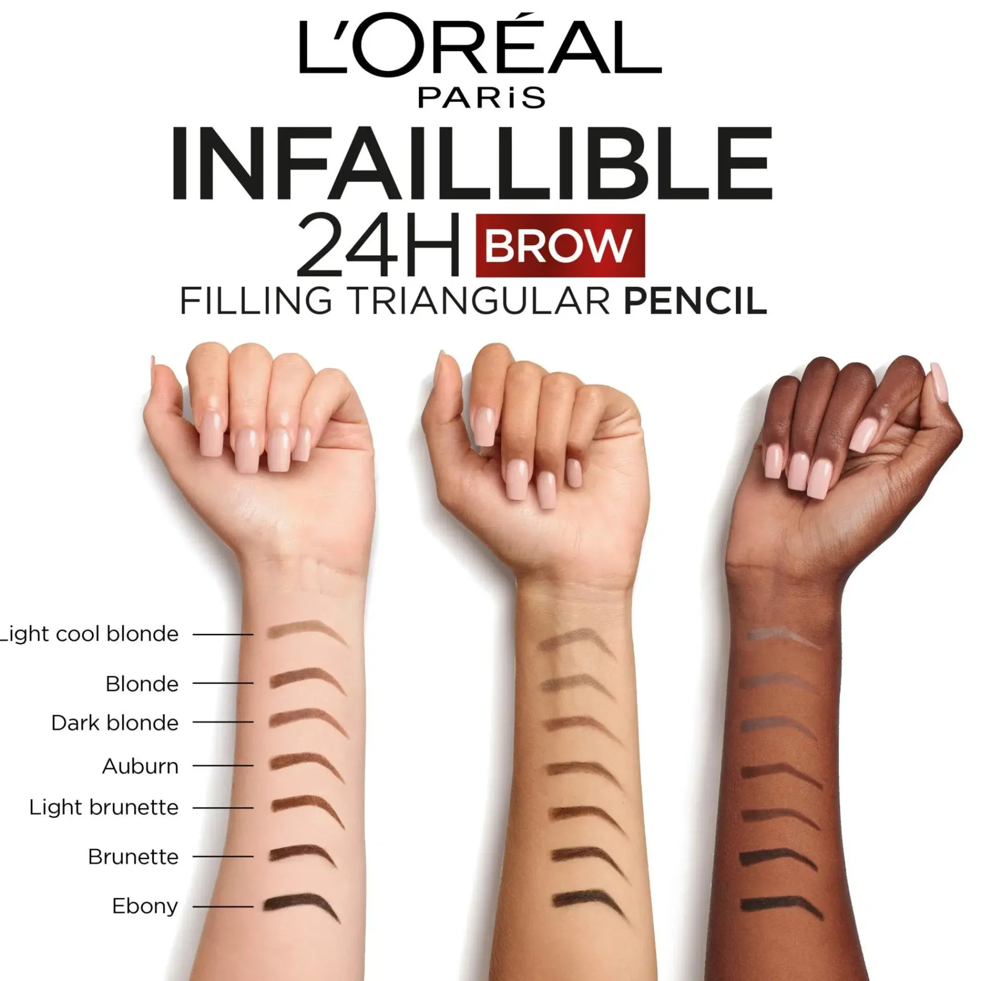 L'Oréal Paris Silmämeikit<Infaillible Brows 24H Filling Triangular Pencil kulmakynä 1ml