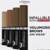 L'Oréal Paris Silmämeikit<Infaillible Brows 24H Volumizing Mascara 1.0 Ebony kulmamaskara 5ml