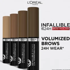 L'Oréal Paris Silmämeikit<Infaillible Brows 24H Volumizing Mascara 1.0 Ebony kulmamaskara 5ml