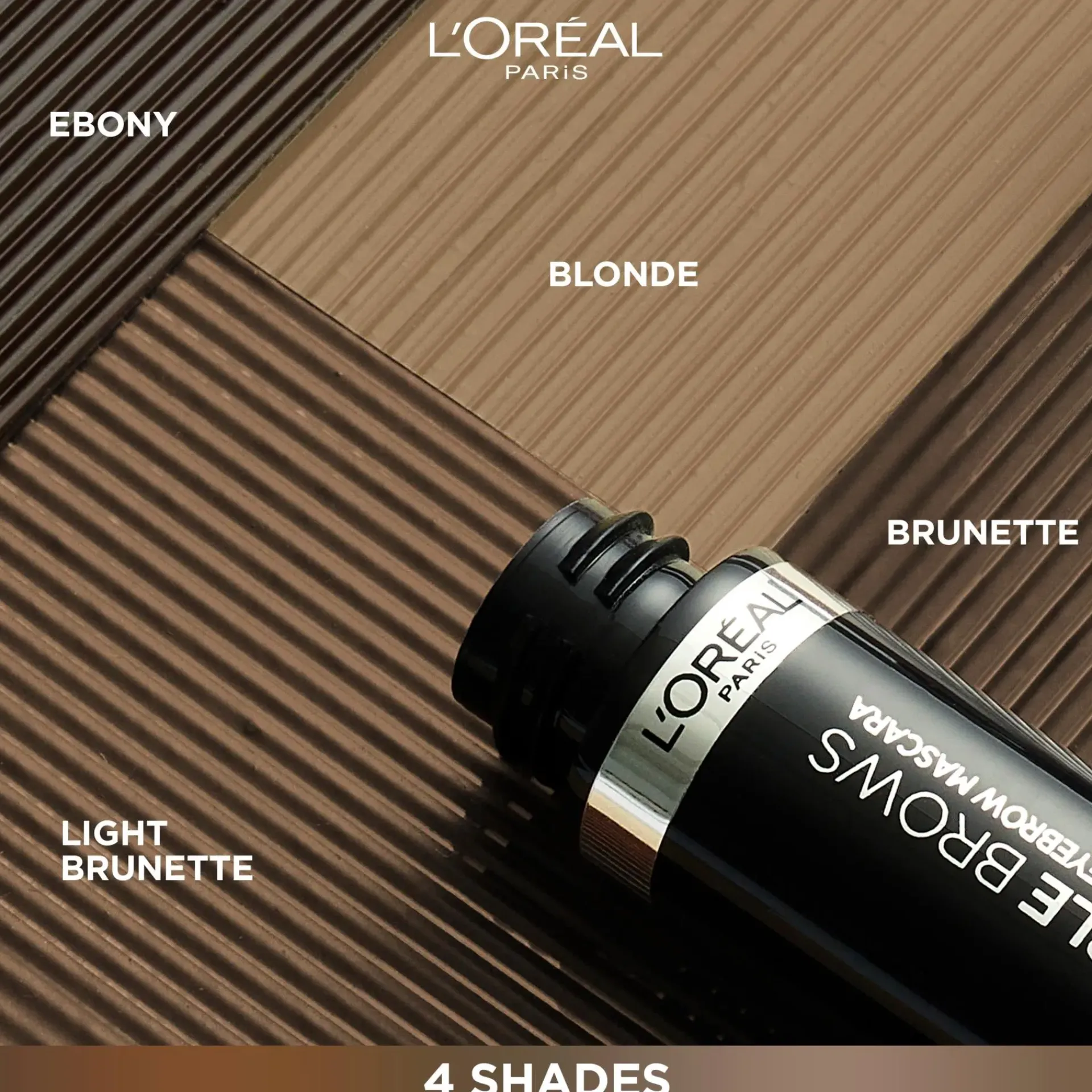 L'Oréal Paris Silmämeikit<Infaillible Brows 24H Volumizing Mascara 1.0 Ebony kulmamaskara 5ml