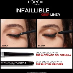 L'Oréal Paris Silmämeikit<Infaillible Grip 36H Gel Automatic Eyeliner silmänrajausväri 0,3 g