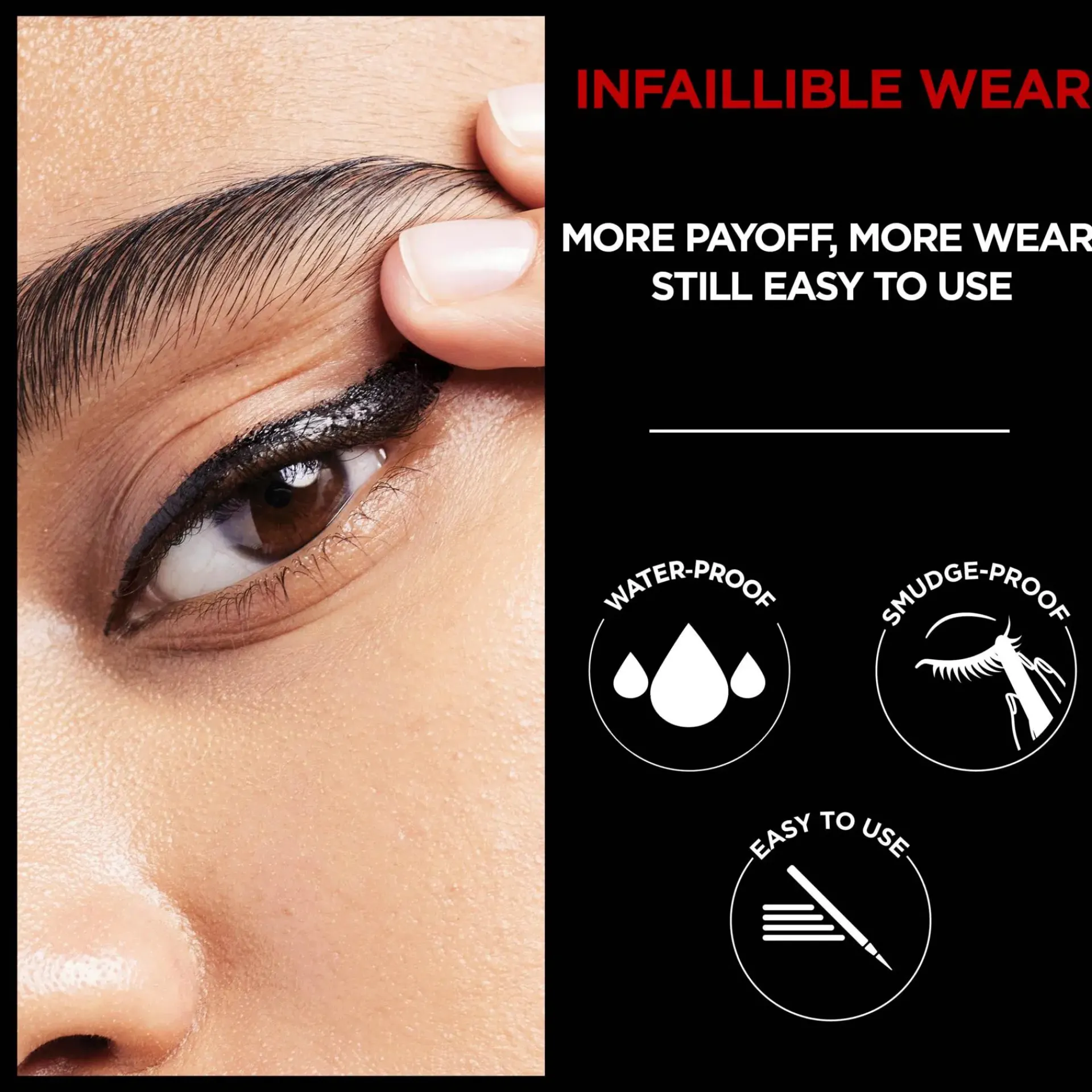 L'Oréal Paris Silmämeikit<Infaillible Grip 24H Precision Felt eyeliner nestemäinen silmänrajausväri Brown