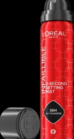 L'Oréal Paris Kasvomeikit<Infaillible 3-Second Setting Mist meikinkiinnityssuihke 75ml
