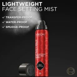 L'Oréal Paris Kasvomeikit<Infaillible 3-Second Setting Mist meikinkiinnityssuihke 75ml