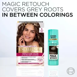 L'Oréal Paris Hiusvärit<Magic Retouch Black Suihkutettava tyvisävyte 75ml