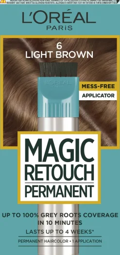 L'Oréal Paris Hiusvärit<Magic Retouch permanent 6 Light Brown kestoväri 1kpl