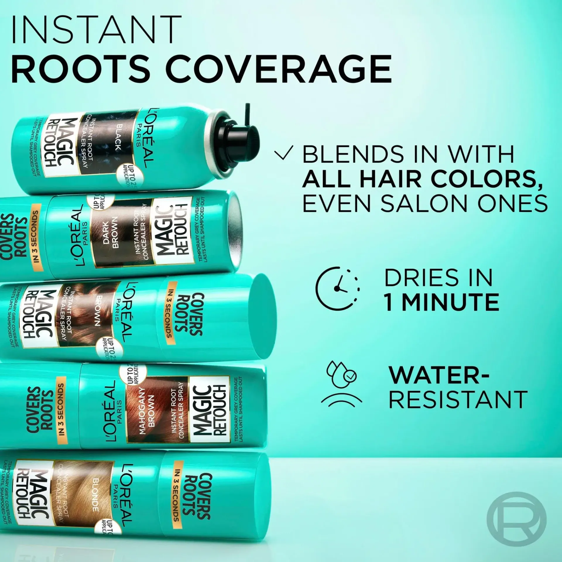 L'Oréal Paris Hiusvärit<Magic Retouch Cold Brown Suihkutettava tyvisävyte 75ml