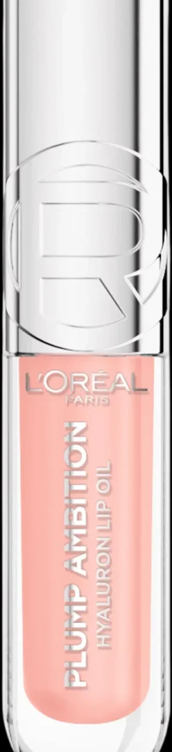L'Oréal Paris Huulimeikit<Plump Ambition Hyaluron Lip Oil 101 Cristal Clear huuliöljy 5 ml