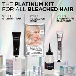 L'Oréal Paris Hiusvärit<Préférence Le Blonding Platinum Ice sävyte 1 kpl