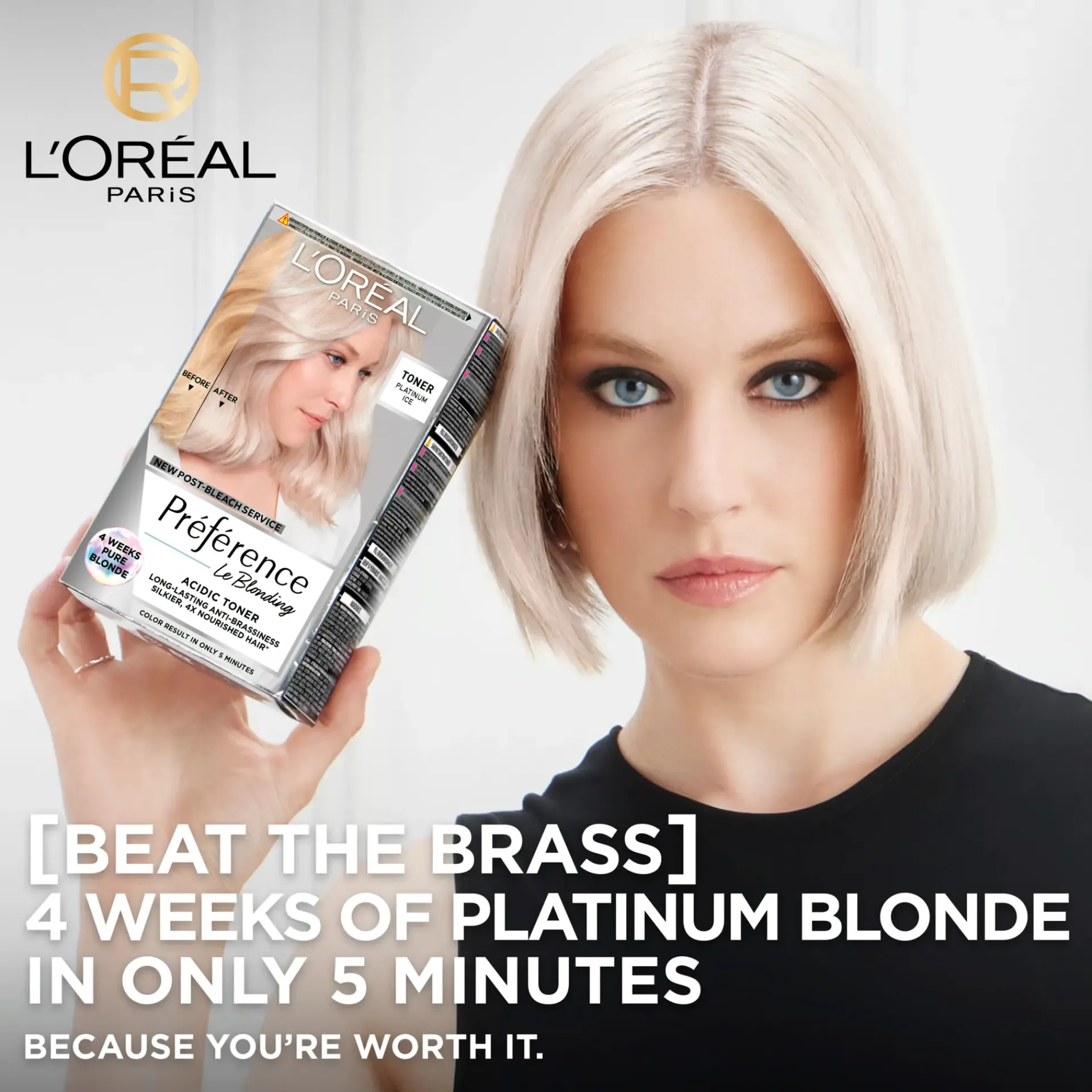 L'Oréal Paris Hiusvärit<Préférence Le Blonding Platinum Ice sävyte 1 kpl