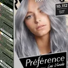 L'Oréal Paris Hiusvärit<Préférence Vivid Colours Silver Grey intensiivinen kestoväri 1kpl