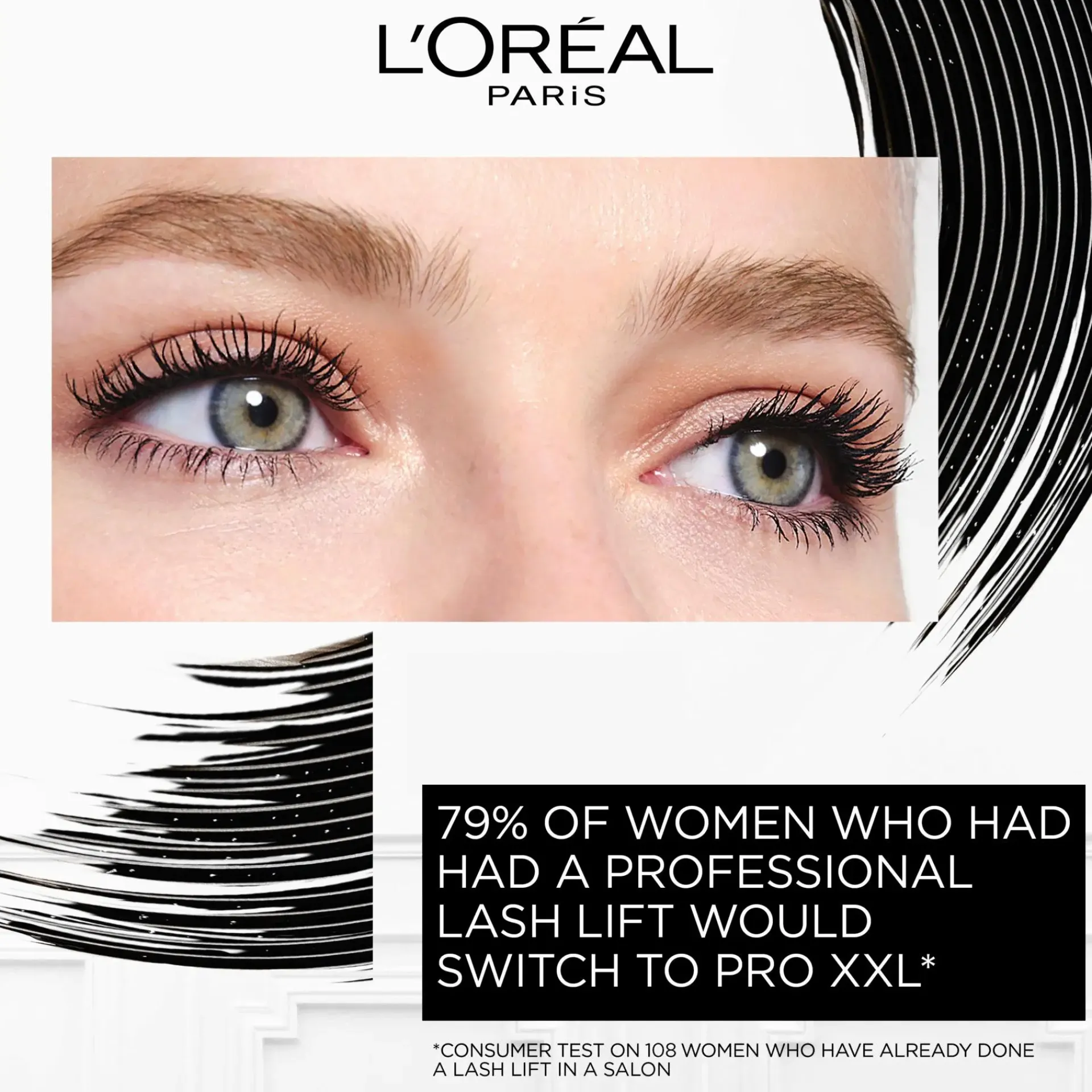 L'Oréal Paris Silmämeikit<Pro XXL Lift musta maskara 12ml