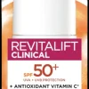 L'Oréal Paris Ihonhoidon Tehoaineet|Kasvojenhoito<Revitalift Clinical Daily Moisturizing Fluid SPF 50 päivävoide normaalille iholle 50ml
