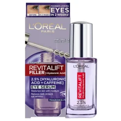 L'Oréal Paris Ihonhoidon Tehoaineet|Kasvojenhoito<Revitalift Filler 2,5% Hyaluronic Acid + Caffein Eye Serum silmänympärysalueelle 20 ml