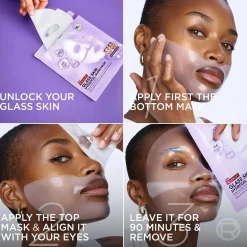 L'Oréal Paris Kasvojenhoito<Revitalift Filler Glass Skin Kangasnaamio 1pcs