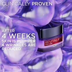 L'Oréal Paris Ihonhoidon Tehoaineet|Kasvojenhoito<Revitalift Filler anti-age -päivävoide, jolla on täyteläistävä vaikutus 50ml