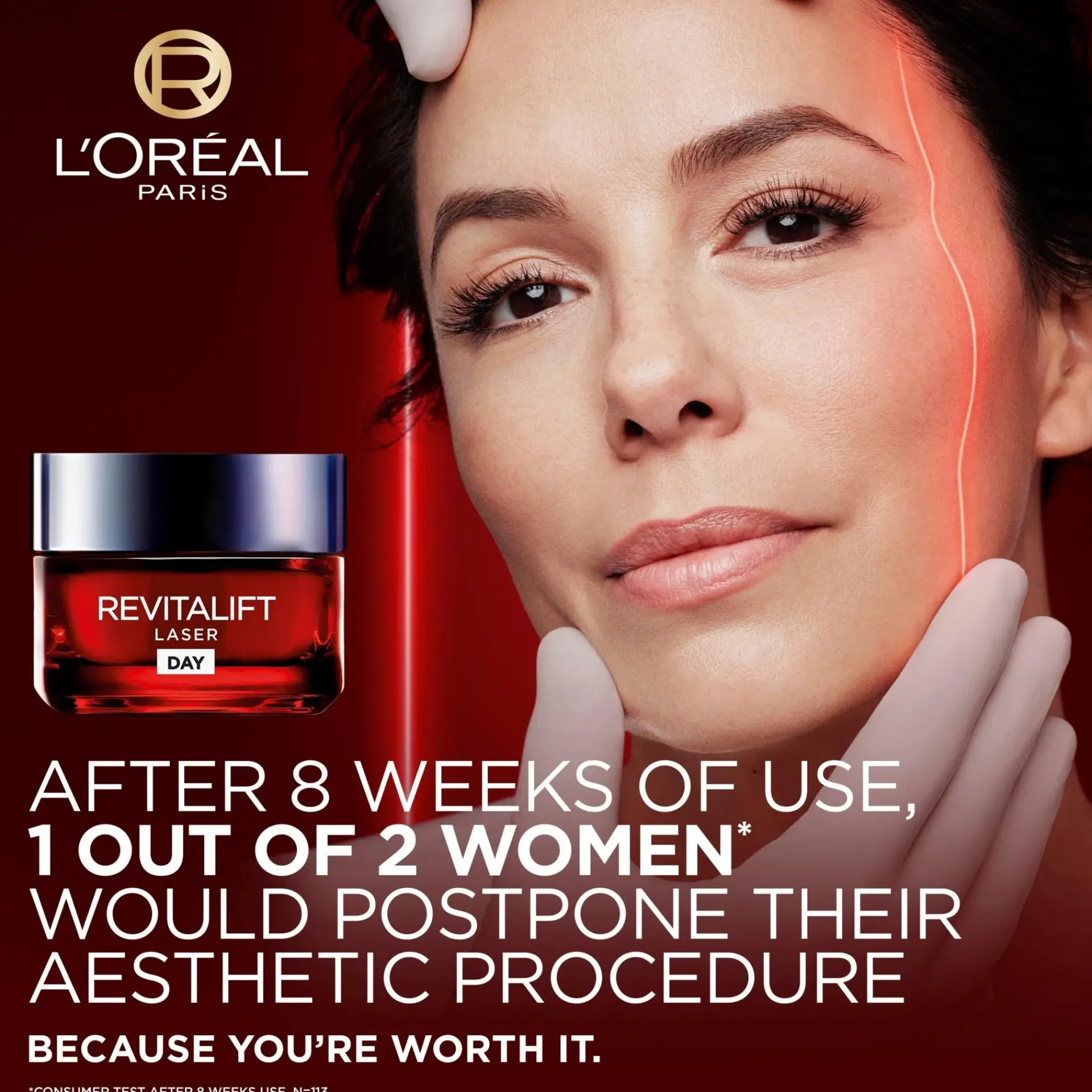 L'Oréal Paris Kasvojenhoito<Revitalift Laser edistyksellinen anti-age päivävoide 50ml