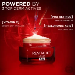 L'Oréal Paris Kasvojenhoito<Revitalift Laser edistyksellinen anti-age päivävoide 50ml