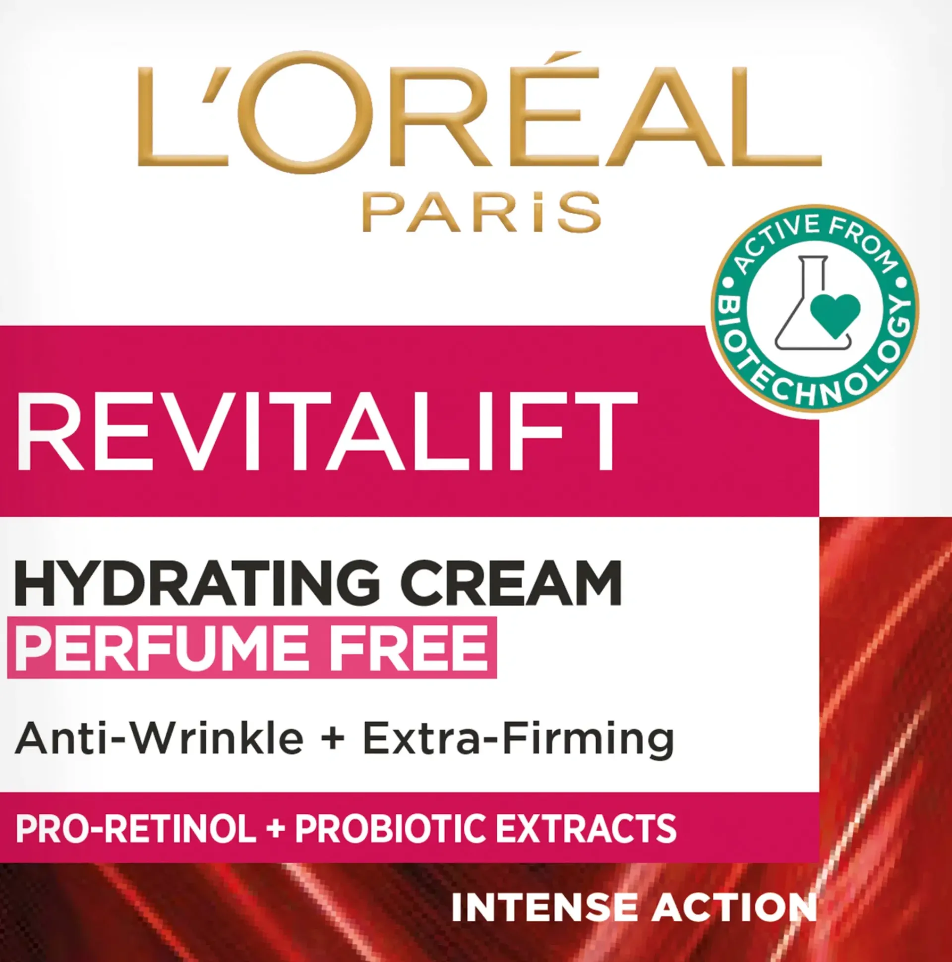 L'Oréal Paris Kasvojenhoito<Revitalift Perfume Free kiinteyttävä ja kosteuttava päivävoide herkälle iholle 50ml