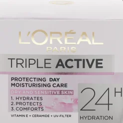 L'Oréal Paris Kasvojenhoito<Triple Active suojaava kosteusvoide kuivalle ja herkälle iholle 50ml