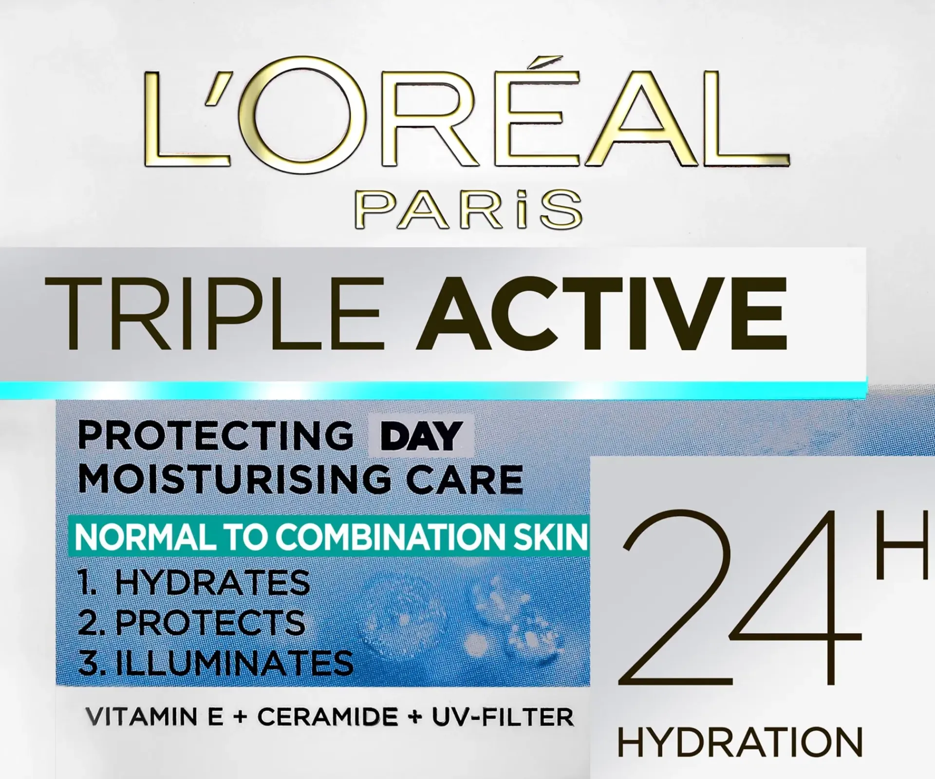 L'Oréal Paris Kasvojenhoito<Triple Active kosteuttava päivävoide normaalille ja sekaiholle 50ml