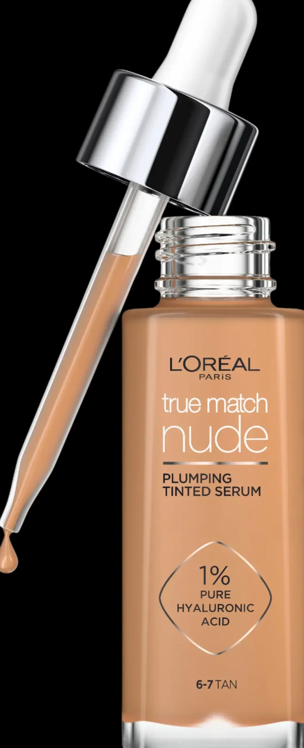 L'Oréal Paris Kasvomeikit<True Match Nude Plumping Tinted Serum Tan6-7 meikkivoide 30ml