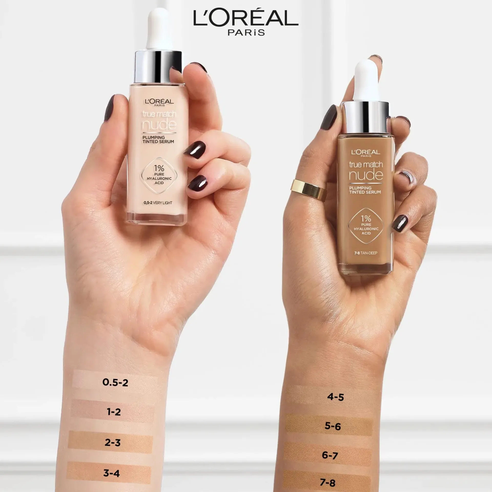 L'Oréal Paris Kasvomeikit<True Match Nude Plumping Tinted Serum Tan6-7 meikkivoide 30ml