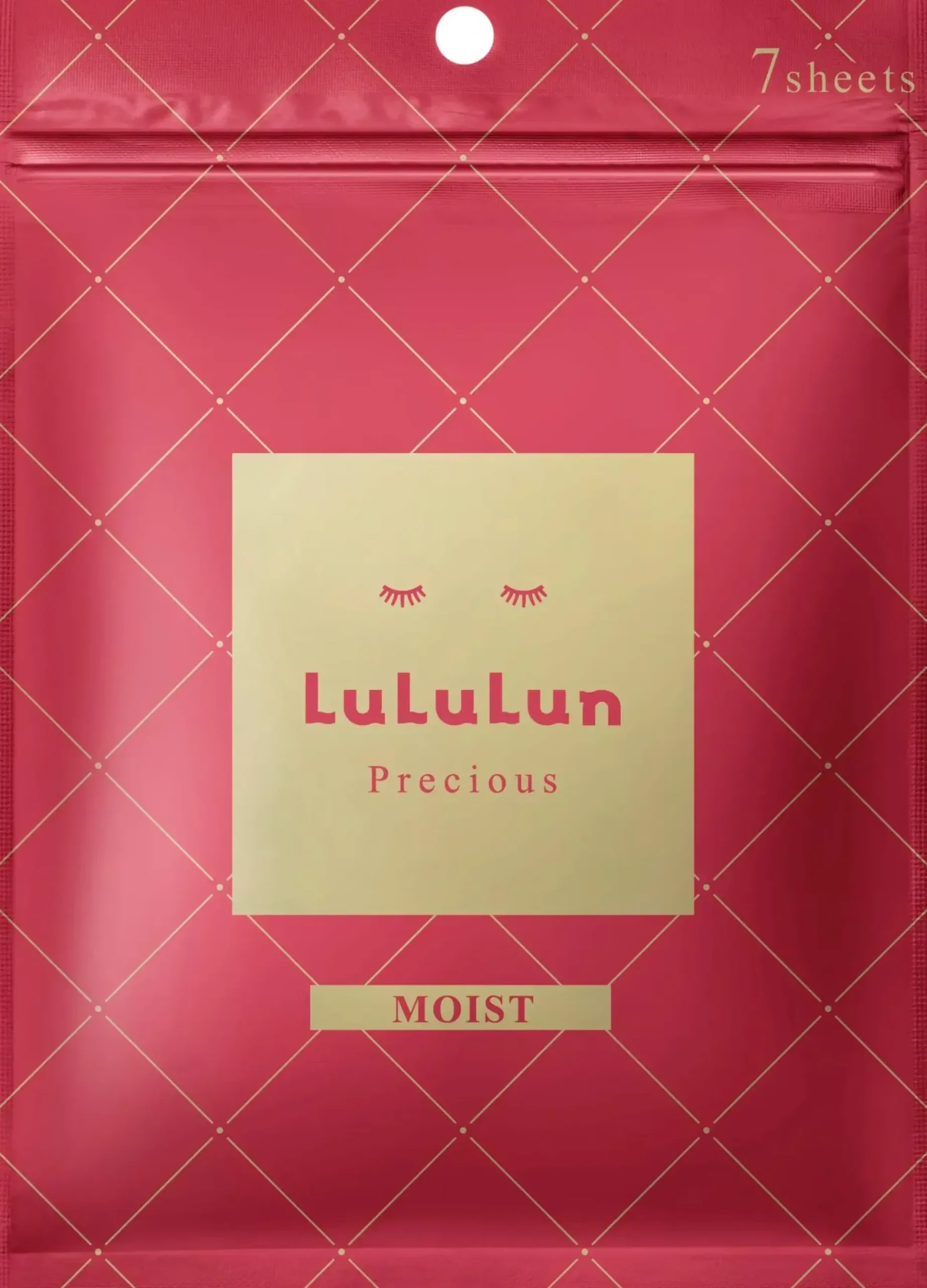 LuLuLun J-Beauty|Kasvojenhoito<Precious Sheet Mask Red 7-pack tehokosteuttava kangasnaamio 7 kpl