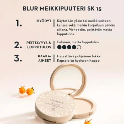 Lumene Kasvomeikit<Blur SK15 meikkipuuteri 10 g