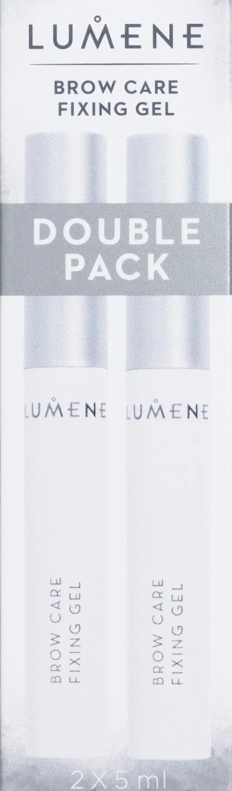 Lumene Silmämeikit<Brow Care Kulmien muotoilugeeli tuplapakkaus transparent
