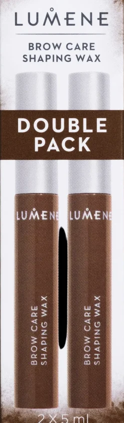 Lumene Silmämeikit<Brow Care Shaping Wax 2 Tuplapakkaus harmaanruskea ​