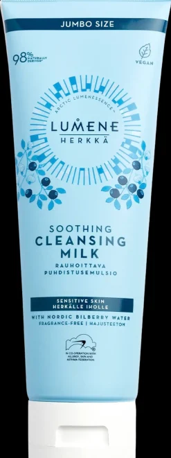 Lumene Kasvojenhoito<HERKKÄ Rauhoittava puhdistusemulsio 250ml