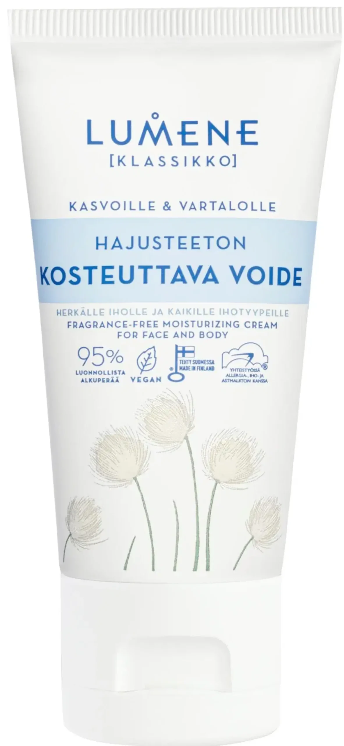 Lumene Vartalonhoito<KLASSIKKO Hajusteeton kosteuttava voide 75 ml