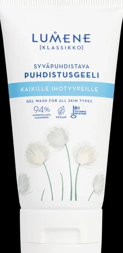Lumene Kasvojenhoito<KLASSIKKO Syväpuhdistava puhdistusgeeli kaikille ihotyypeille 150ml