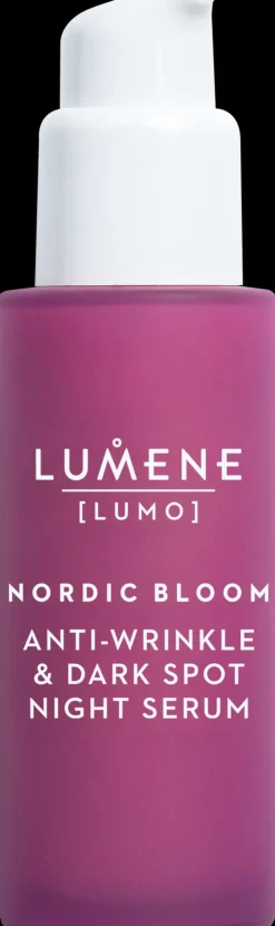 Lumene Kasvojenhoito<LUMO Silottava & pigmenttiläiskiä häivyttävä yöseerumi 30 ml
