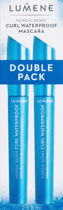 Lumene Silmämeikit<Nordic Berry Curl Mascara Waterproof tuplapakkaus musta