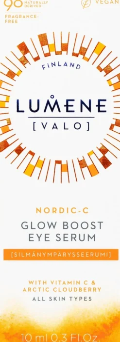Lumene Ihonhoidon Tehoaineet|Kasvojenhoito<VALO Heleyttävä silmänympärysseerumi 10 ml