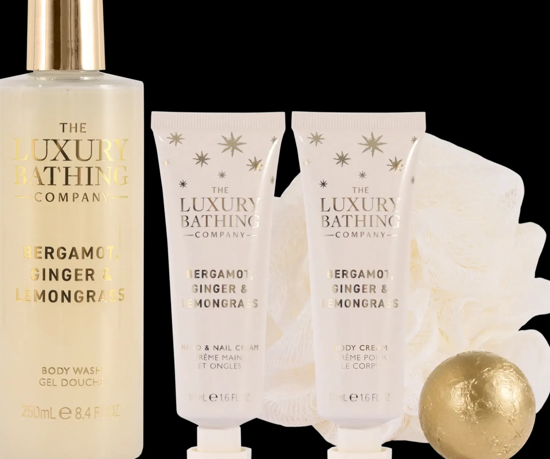 The Luxury Bathing Company Ihonhoitopakkaukset<Luxury Bathing Company Luxury Bathing Bergamot, Ginger & Lemongrass lahjapakkaus