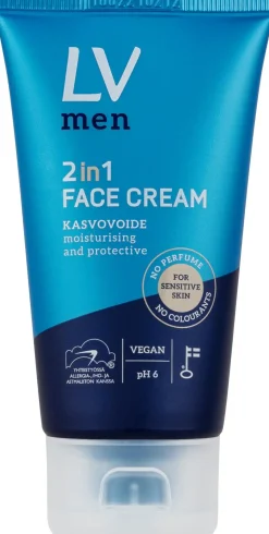 LV Ihonhoito|Hajusteettomat Ihonhoidon Tuotteet<Men 75ml 2in1 face cream kasvovoide