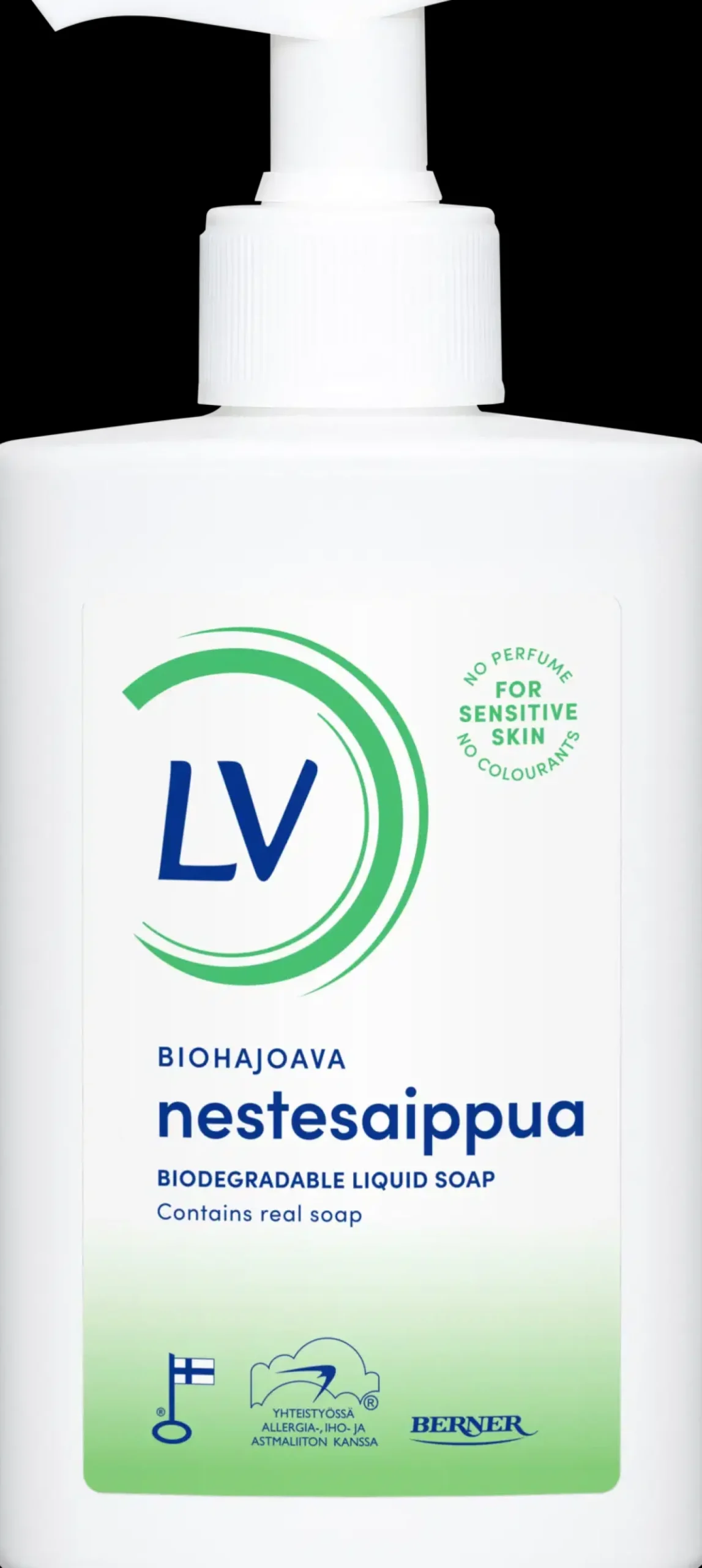 LV Hajusteettomat Ihonhoidon Tuotteet|Käsienhoito<300ml biohajoava Nestesaippua
