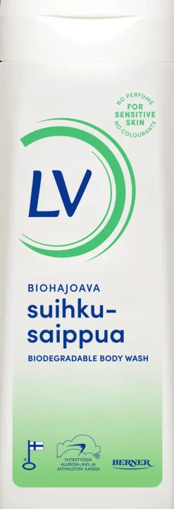 LV Hajusteettomat Ihonhoidon Tuotteet|Vartalonhoito<250ml Biohajoava suihkusaippua