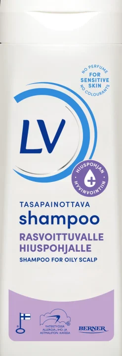 LV Shampoot<250ml shampoo rasvoittuvalle hiuspohjalle