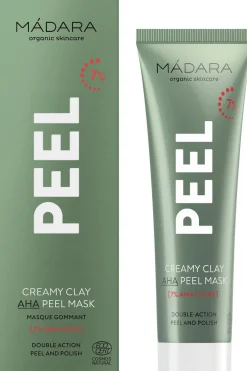 MÁDARA Ihonhoito|Kasvojenhoito<MADARA PEEL Creamy Clay AHA kuorintanaamio 60ml